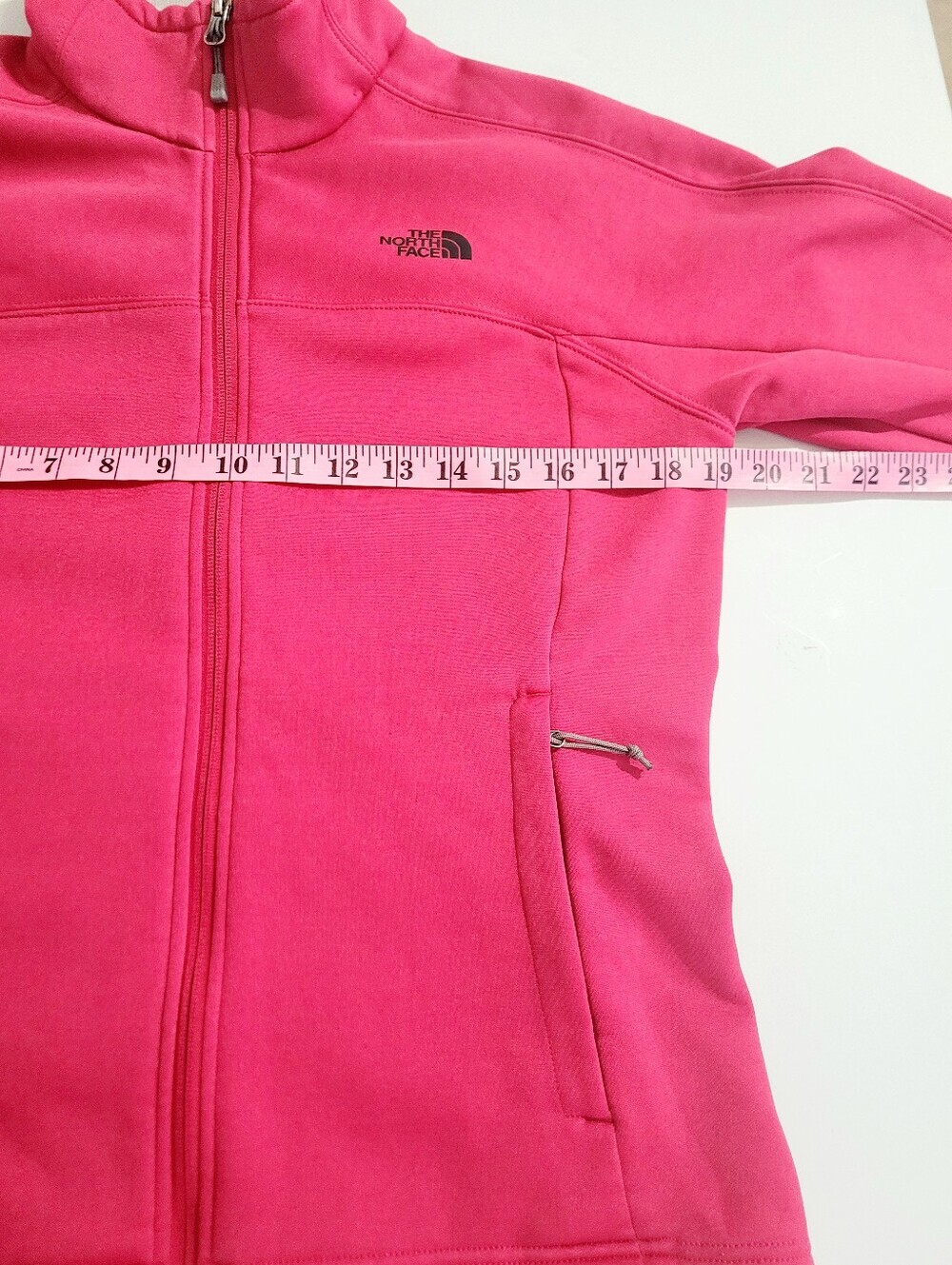 The North Face Women’s Medium Pink Full Zip Fleece Soft Shell Jacket Coat M - Picture 9 of 11